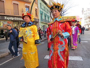 Celebraci&oacute; de l'any nou xin&egrave;s, el 4716, any del Gos, a Girona