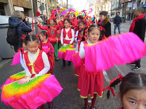 Celebraci&oacute; de l'any nou xin&egrave;s, el 4716, any del Gos, a Girona
