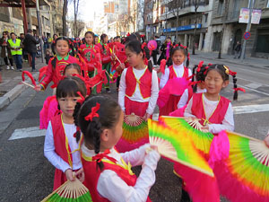Celebraci&oacute; de l'any nou xin&egrave;s, el 4716, any del Gos, a Girona
