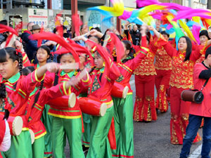 Celebraci&oacute; de l'any nou xin&egrave;s, el 4716, any del Gos, a Girona