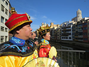 Celebraci&oacute; de l'any nou xin&egrave;s, el 4716, any del Gos, a Girona