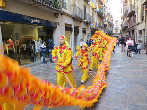Celebraci&oacute; de l'any nou xin&egrave;s, el 4716, any del Gos, a Girona