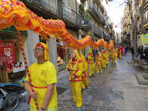 Celebraci&oacute; de l'any nou xin&egrave;s, el 4716, any del Gos, a Girona