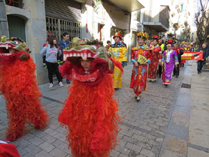 Celebraci&oacute; de l'any nou xin&egrave;s, el 4716, any del Gos, a Girona