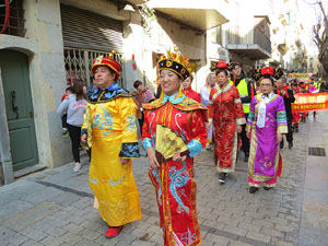 Celebraci&oacute; de l'any nou xin&egrave;s, el 4716, any del Gos, a Girona