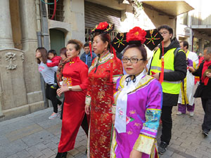 Celebraci&oacute; de l'any nou xin&egrave;s, el 4716, any del Gos, a Girona