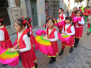 Celebraci&oacute; de l'any nou xin&egrave;s, el 4716, any del Gos, a Girona