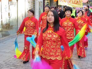 Celebraci&oacute; de l'any nou xin&egrave;s, el 4716, any del Gos, a Girona