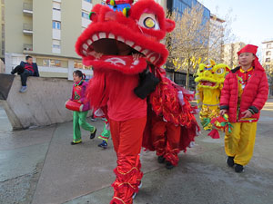 Celebraci&oacute; de l'any nou xin&egrave;s, el 4716, any del Gos, a Girona