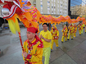 Celebraci&oacute; de l'any nou xin&egrave;s, el 4716, any del Gos, a Girona