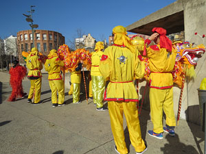 Celebraci&oacute; de l'any nou xin&egrave;s, el 4716, any del Gos, a Girona