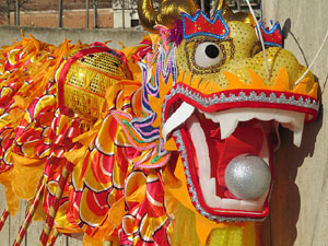 Celebraci&oacute; de l'any nou xin&egrave;s, el 4716, any del Gos, a Girona