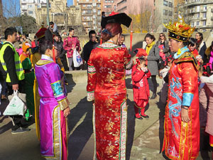 Celebraci&oacute; de l'any nou xin&egrave;s, el 4716, any del Gos, a Girona