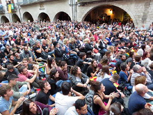 Compareixença del President Carles Puigdemont al Parlament. Discurs de la independència