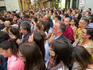 Compareixença del President Carles Puigdemont al Parlament. Discurs de la independència