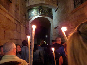 Diada Nacional 2017. XI Marxa de Torxes de Girona pels carrers del Barri Vell de Girona