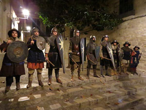 Fires 2017. La Beatufarra, descens del Beatusaure per les escales de la Catedral de Girona