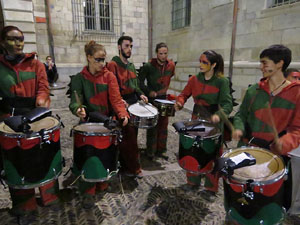 Fires 2017. La Beatufarra, descens del Beatusaure per les escales de la Catedral de Girona