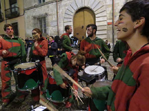 Fires 2017. La Beatufarra, descens del Beatusaure per les escales de la Catedral de Girona