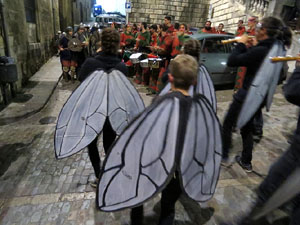 Fires 2017. La Beatufarra, descens del Beatusaure per les escales de la Catedral de Girona