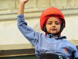 Fires 2017. La Diada Castellera a la plaça del Vi, amb els Marrecs de Salt, els Capgrossos de Mataró i els Minyons de Terrass