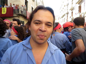 Fires 2017. La Diada Castellera a la plaça del Vi, amb els Marrecs de Salt, els Capgrossos de Mataró i els Minyons de Terrass