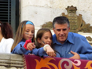 Fires 2017. La Diada Castellera a la plaça del Vi, amb els Marrecs de Salt, els Capgrossos de Mataró i els Minyons de Terrass