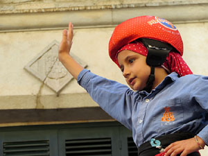 Fires 2017. La Diada Castellera a la plaça del Vi, amb els Marrecs de Salt, els Capgrossos de Mataró i els Minyons de Terrass