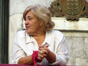 Fires 2017. La Diada Castellera a la plaça del Vi, amb els Marrecs de Salt, els Capgrossos de Mataró i els Minyons de Terrass