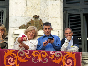 Fires 2017. La Diada Castellera a la plaça del Vi, amb els Marrecs de Salt, els Capgrossos de Mataró i els Minyons de Terrass