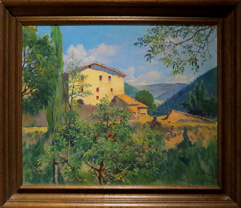 Prudenci Bertrana. Paisatge. Ca. 1931-1938. Oli sobre tela