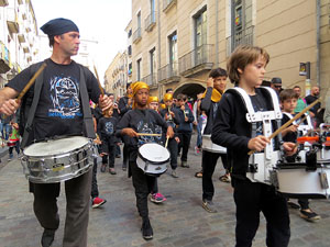 Fires 2017. Passejada amb la Mula Baba i teatre de titelles a la Rambla de la Llibertat