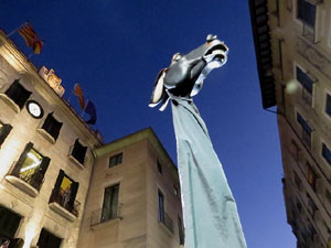 Fires 2017. Ballades de capgrossos, gegants i far&agrave;ndula a la pla&ccedil;a del Vi