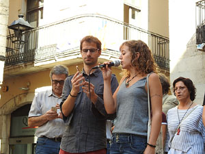 Concentraci&oacute; a la pla&ccedil;a del Vi i manifestaci&oacute; 'Cap pas enrere'
