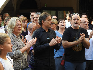 Concentraci&oacute; a la pla&ccedil;a del Vi i manifestaci&oacute; 'Cap pas enrere'