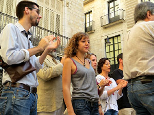Concentraci&oacute; a la pla&ccedil;a del Vi i manifestaci&oacute; 'Cap pas enrere'
