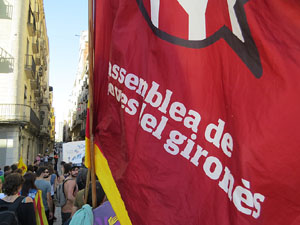 Concentraci&oacute; a la pla&ccedil;a del Vi i manifestaci&oacute; 'Cap pas enrere'