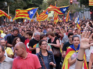 Manifestaci&oacute; 'Rep&uacute;blica!' pels carrers de la ciutat i el Parc de la Devesa