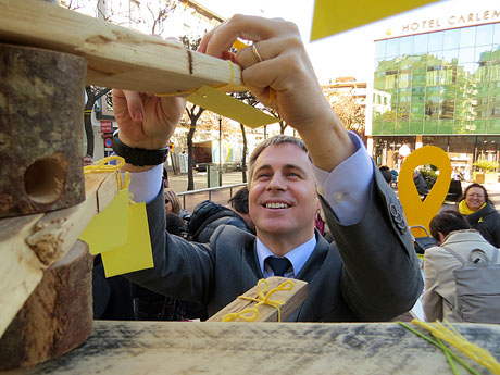 La Cavalcada de Reis 2018. Rebuda del seguici a la plaça del Vi