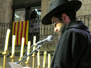 Nadal 2017. Encesa de les llums de Hanukk&agrave; a la pla&ccedil;a del Vi