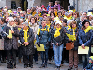 Nadal 2017. 'Un cant a la Llibertat'. Cantada de nadales a la plaça del Vi
