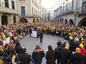 Nadal 2017. 'Un cant a la Llibertat'. Cantada de nadales a la plaça del Vi