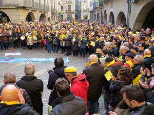 Nadal 2017. 'Un cant a la Llibertat'. Cantada de nadales a la plaça del Vi