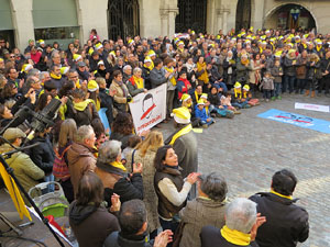 Nadal 2017. 'Un cant a la Llibertat'. Cantada de nadales a la plaça del Vi