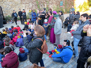 Nadal 2017. Els Pastorets de la Mula Baba al Jard&iacute; de la Inf&agrave;ncia