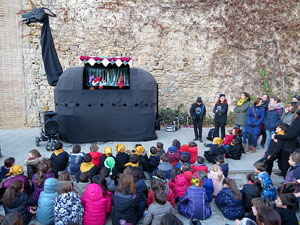 Nadal 2017. Els Pastorets de la Mula Baba al Jard&iacute; de la Inf&agrave;ncia