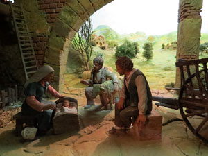 Nadal 2017. Exposici&oacute; de pessebres a la Carbonera, organitzada per l'Associaci&oacute; de Pessebristes de Girona