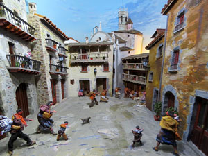 Nadal 2017. Exposici&oacute; de pessebres a la Carbonera, organitzada per l'Associaci&oacute; de Pessebristes de Girona