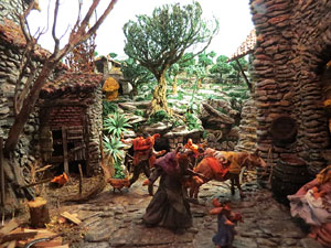 Nadal 2017. Exposici&oacute; de pessebres a la Carbonera, organitzada per l'Associaci&oacute; de Pessebristes de Girona