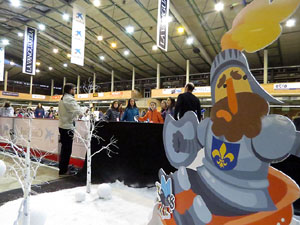 Nadal 2017. Pista de gel i tobogan a Fira de Girona